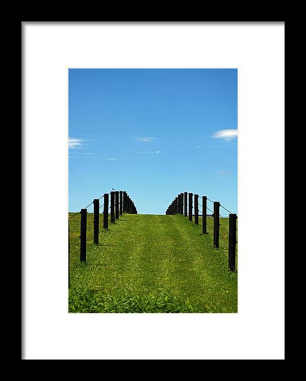 Pathway Framed Print featuring the photograph Keep Moving Forward by Judy Salcedo