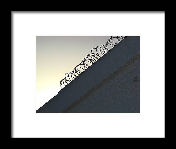 Barbwire Framed Print featuring the photograph Keep Out by Paul Foutz