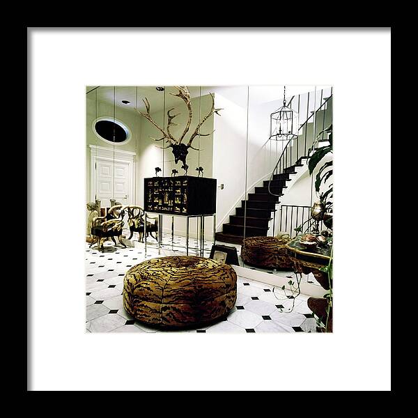 Beauty Framed Print featuring the photograph Kenneth Jay Lane's Entrance Hall by Horst P. Horst