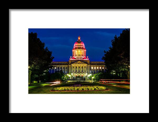 Kentucky Framed Print featuring the photograph Kentucky State Capitol by Alexey Stiop