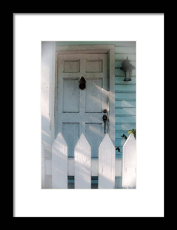 Florida Framed Print featuring the photograph Key West Welcome to My Home by Brenda Jacobs