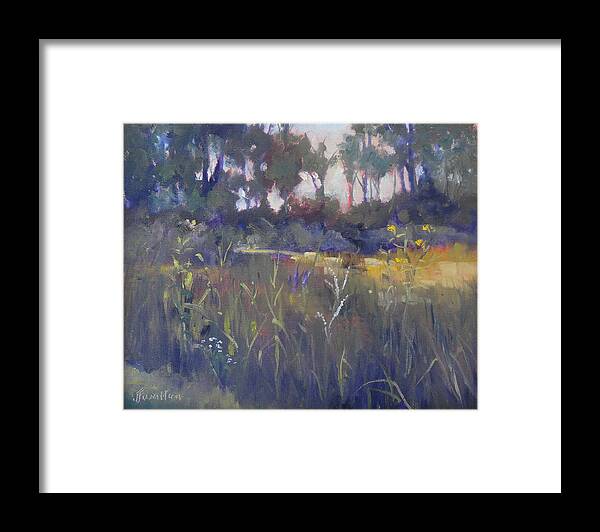 Kingwood Center Framed Print featuring the painting Kingwood Prairie by Judy Fischer Walton