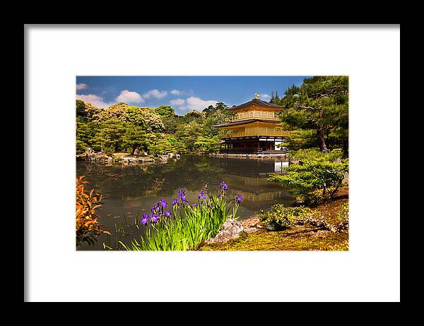 Kinkaku-ji Framed Print featuring the photograph Kinkaku-ji by Brad Brizek