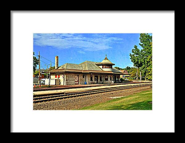 Train Framed Print featuring the photograph Kirkwood Station by Marty Koch