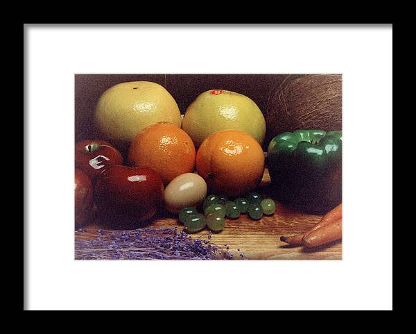 Oranges Framed Print featuring the photograph Kitchen Krowd by Tom Baptist