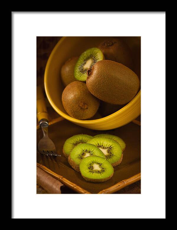 Kiwi Framed Print featuring the photograph Kiwi 2412 by Matthew Pace