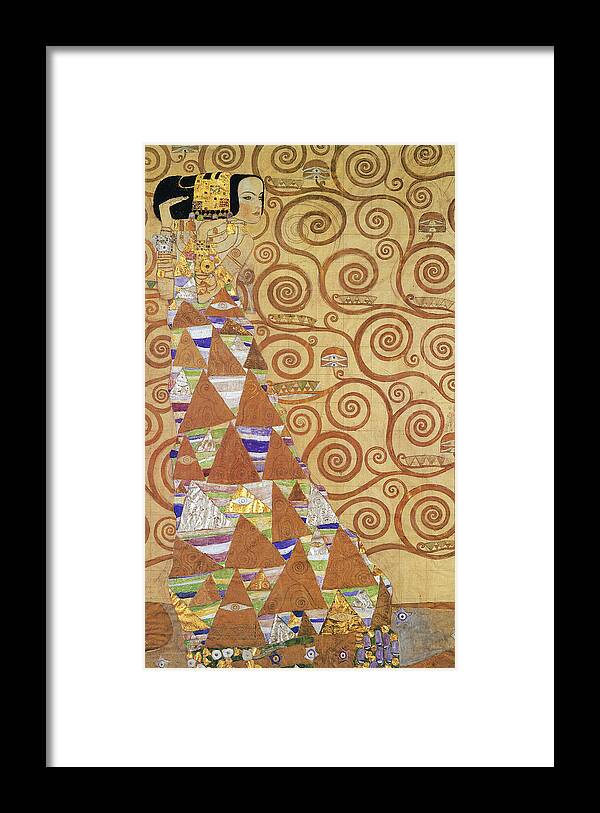 1905 Framed Print featuring the painting Klimt Expectation by Granger