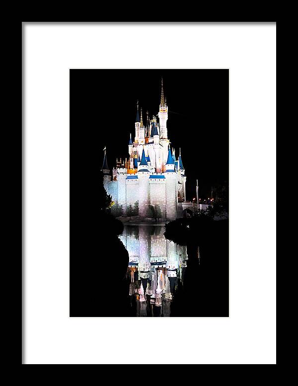 Castle Framed Print featuring the photograph Knight Reflection by Greg Fortier