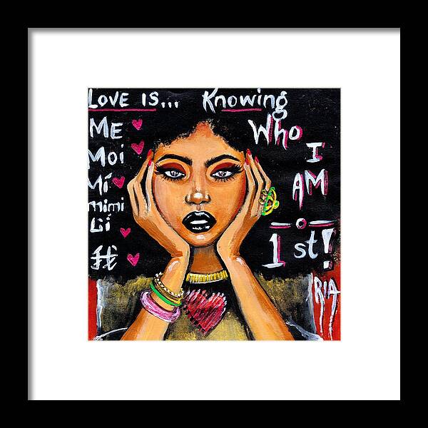 Artbyria Framed Print featuring the photograph Know Yourself by Artist RiA