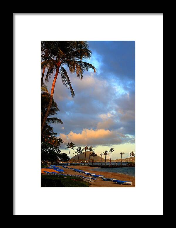 Hawaii Framed Print featuring the photograph Koko Head Calm by Saya Studios