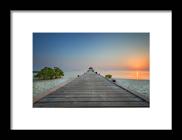 Beach Framed Print featuring the photograph Komandoo Sunrise by Ian Good