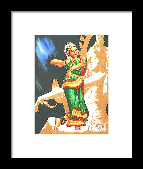 Kuchipudi- The Dance of the Gods Framed Print by Ragunath Venkatraman -  Fine Art America