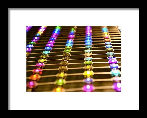 Led Framed Print featuring the photograph L E D Array 2 by Norma Brock