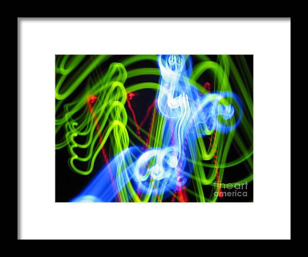 Lights Framed Print featuring the photograph L E D Painting 0252 by James B Toy