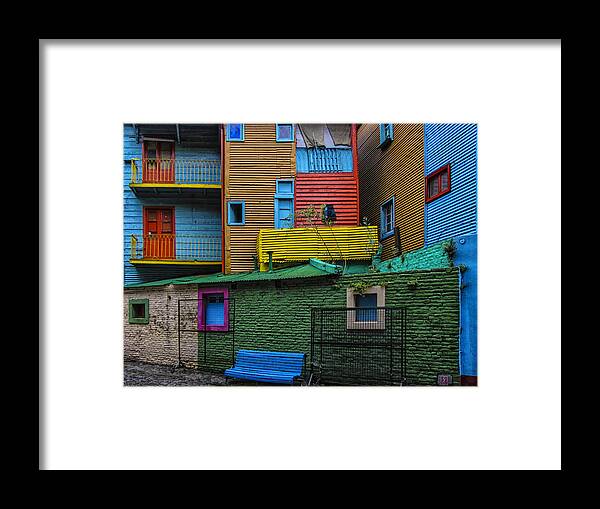 Argentina Framed Print featuring the photograph La Boca by Gary Hall