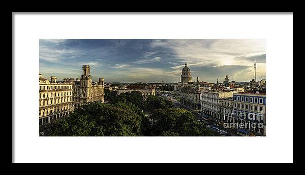 Capitolio Framed Print featuring the photograph La Habana Cuba Capitolio by Jose Rey
