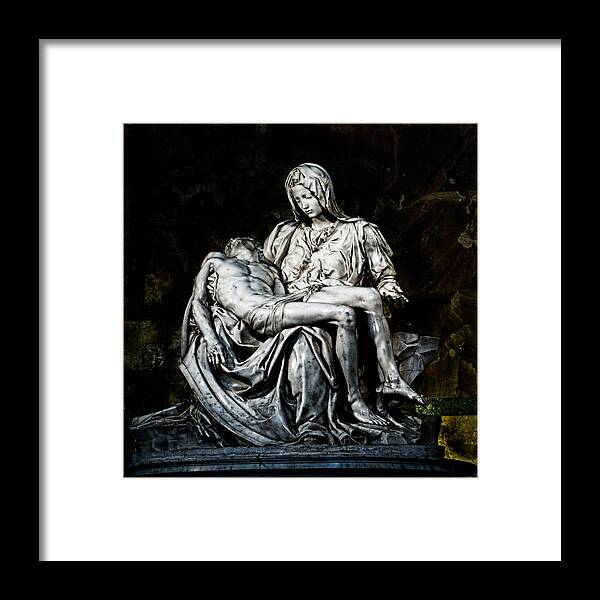 La Pieta Framed Print featuring the photograph La Pieta by Weston Westmoreland