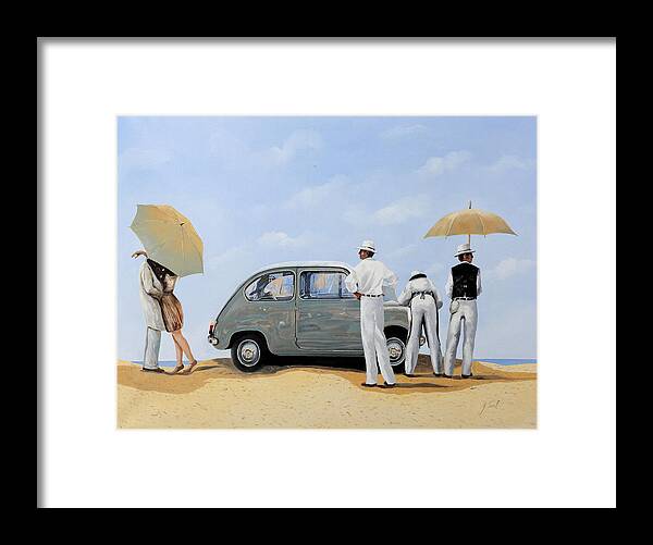 Desert Framed Print featuring the painting La Seicento by Guido Borelli