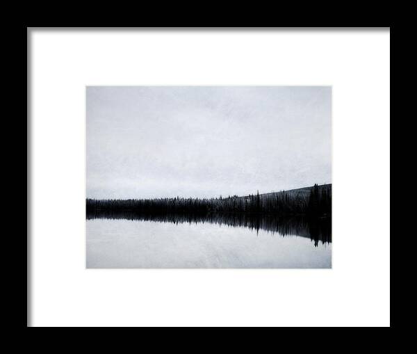 Winter Framed Print featuring the photograph Lac Le Jeune by Theresa Tahara