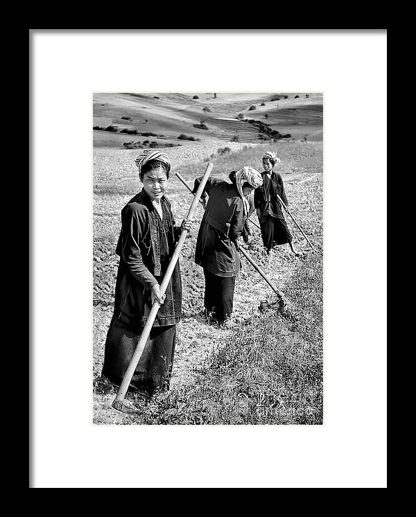Vietnam Framed Print featuring the photograph Ladies at Work by Jennie Breeze