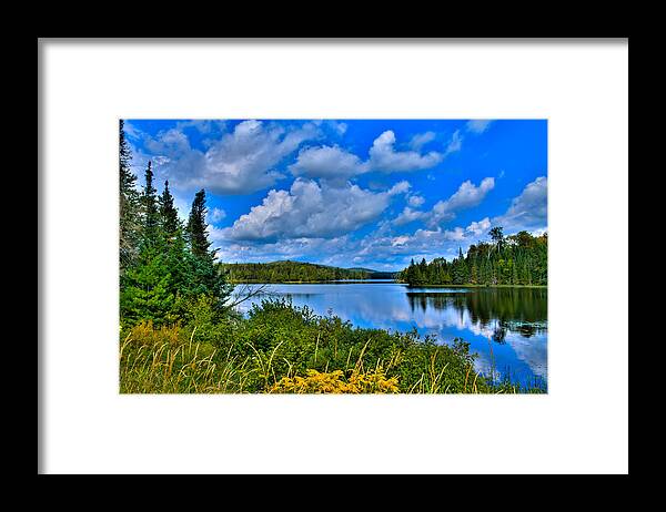 Lake Abanakee Framed Print featuring the photograph Lake Abanakee - Indian Lake New York by David Patterson