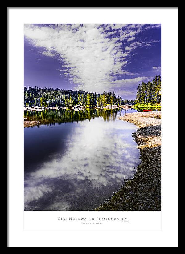 Lake Alpine Framed Print featuring the photograph Lake Alpine by Don Hoekwater Photography