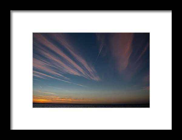 Clouds Framed Print featuring the photograph Lake Clouds by Courtney S