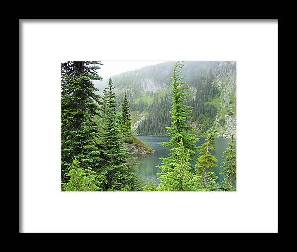 Pacific Northwest Framed Print featuring the photograph Lake Eunice II by Tikvah's Hope