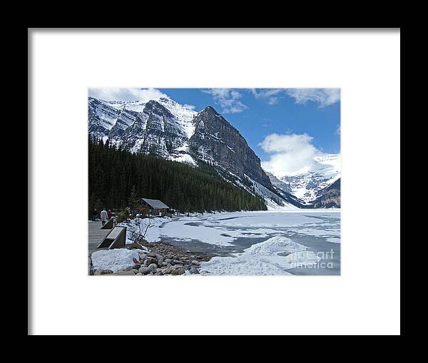 Icefields Parkway Framed Print featuring the photograph Lake Louise - Canada by Phil Banks