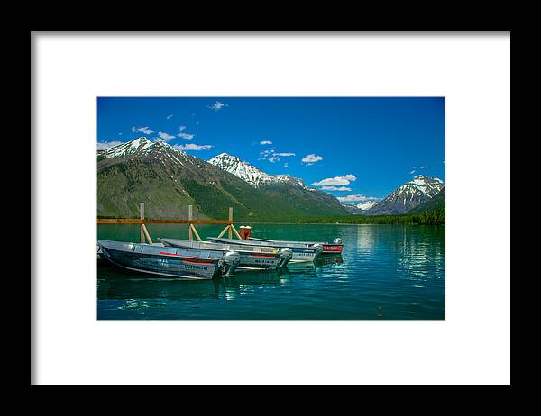 Lake Framed Print featuring the photograph Lake McDonald by Thomas Nay