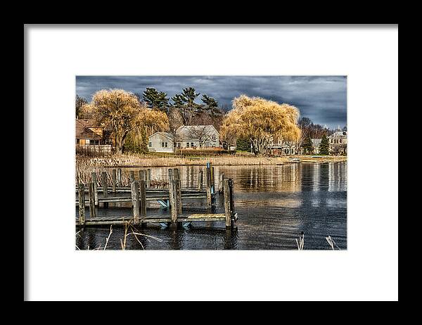 Cottage Framed Print featuring the photograph lake Michigan by Kevin Cable