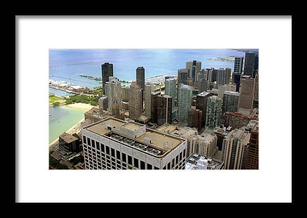 Lake Michigan Framed Print featuring the photograph Lake Michigan View by J.castro