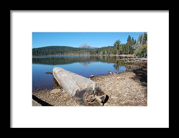 Lake Of The Woods Oregon Framed Print featuring the photograph Lake Of The Woods 3 by Debra Thompson