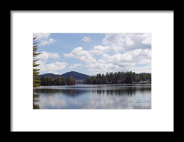 Lake Placid Framed Print featuring the photograph Lake Placid by John Telfer