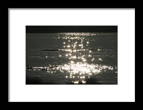 Lake Framed Print featuring the photograph Lake Sunset by David S Reynolds