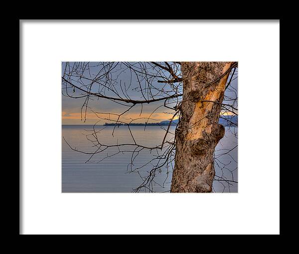 Hdr Framed Print featuring the photograph Lake Superior by Larry Capra