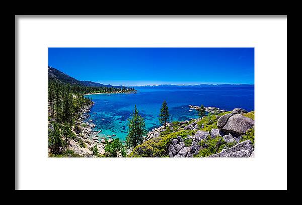 America Framed Print featuring the photograph Lake Tahoe Summerscape by Scott McGuire