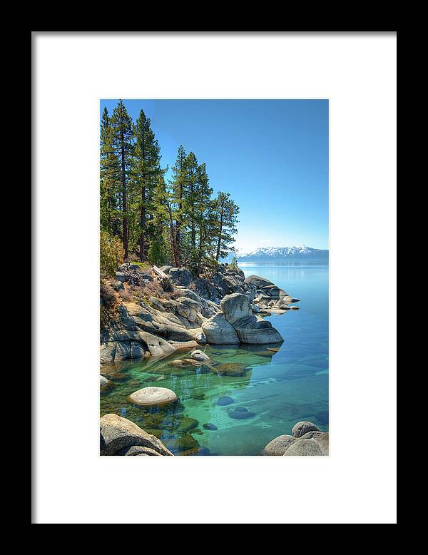 Scenics Framed Print featuring the photograph Lake Tahoe, The Rugged North Shore by Ed Freeman