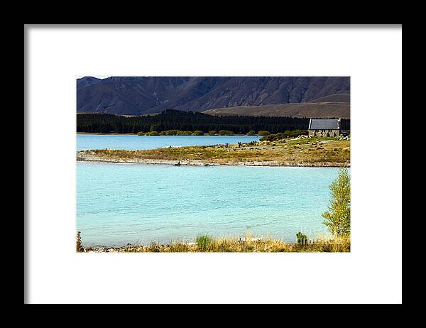 Tekapo Framed Print featuring the photograph Lake Tekapo2 by Milena Boeva