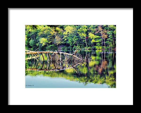 2d Framed Print featuring the photograph Lake Waterford by Brian Wallace