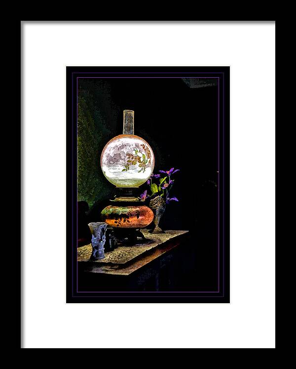 Lamp Framed Print featuring the photograph Lamp by Monroe Payne