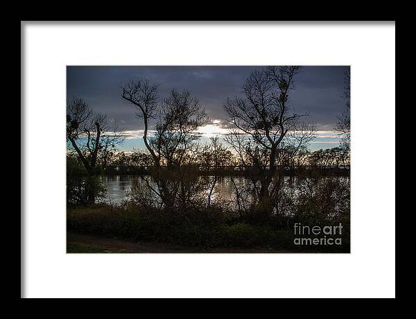 Sacramento River Framed Print featuring the photograph Landscape 23 w Sac CA by Otri Park