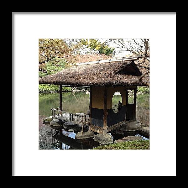 Japan Framed Print featuring the photograph #landscape#japan#garden
茶室 by Tokyo Sanpopo