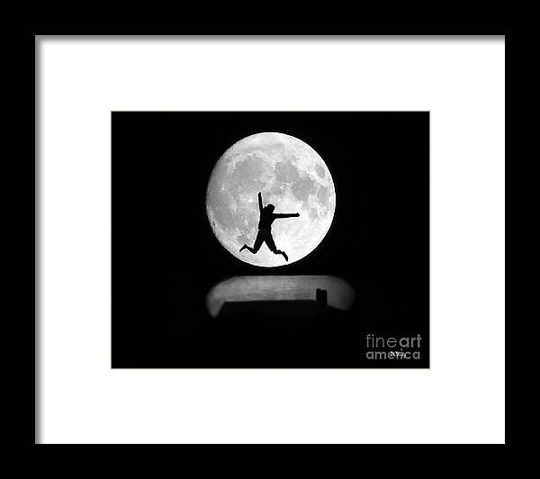 Large Leap For Mankind Framed Print featuring the photograph Large Leap For Mankind by Patrick Witz