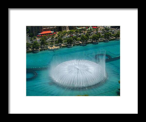 Paris Hotel Framed Print featuring the photograph Las Vegas Orb by Angela J Wright