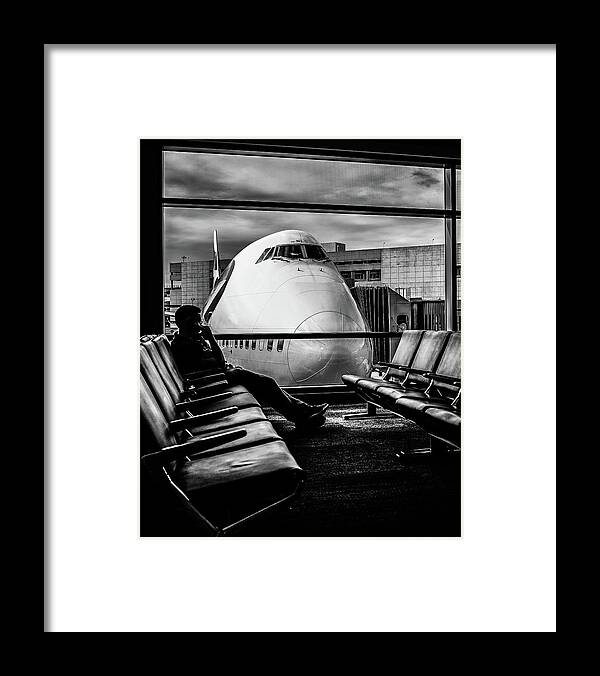 Airplane Framed Print featuring the photograph Last Call by Pawel Majewski