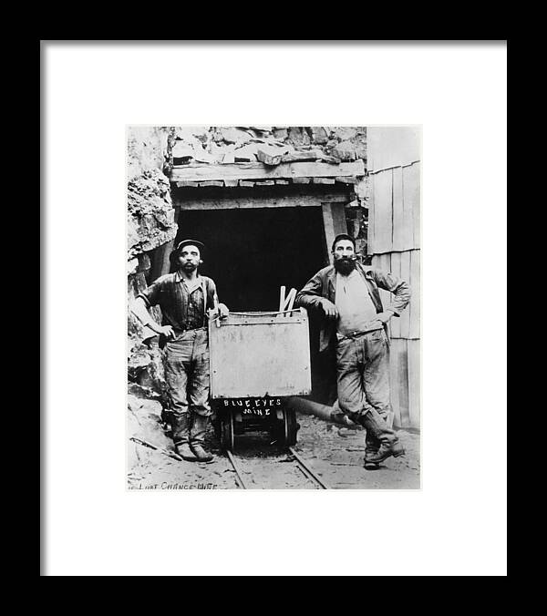 1882 Framed Print featuring the photograph Last Chance Mine, 1882 by Granger