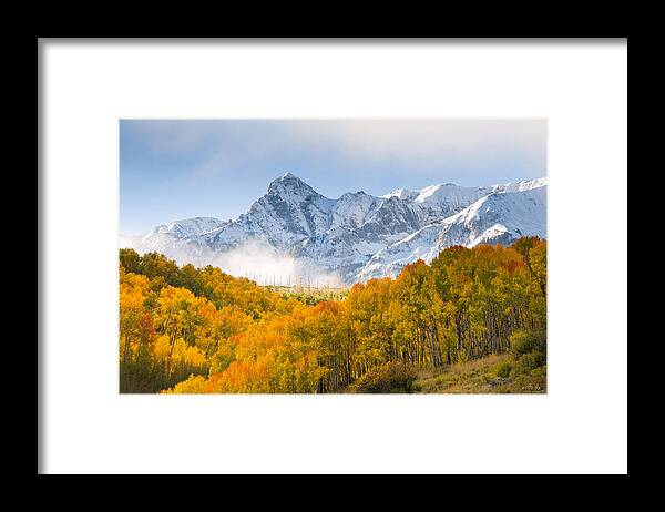 Majestic Framed Print featuring the photograph Last Dollar Road Morning by Aaron Spong