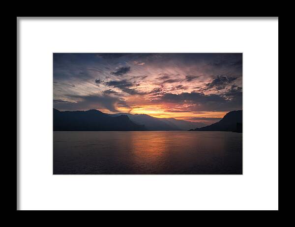 Canon Framed Print featuring the photograph Last Light at Tunnel 5 by Jon Ares