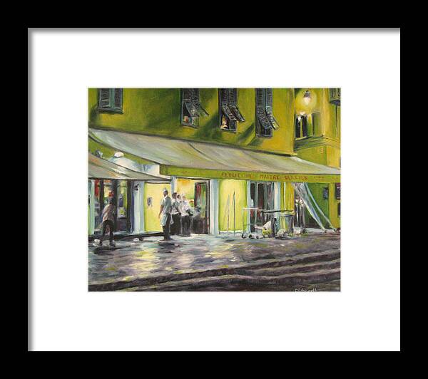 My Art Framed Print featuring the painting Late Night Cleanup by Connie Schaertl
